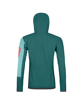 ORTOVOX | Chaqueta softshell Berrino con capucha para mujer | petrol